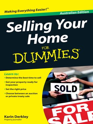 Selling Your Home For Dummies - ebook